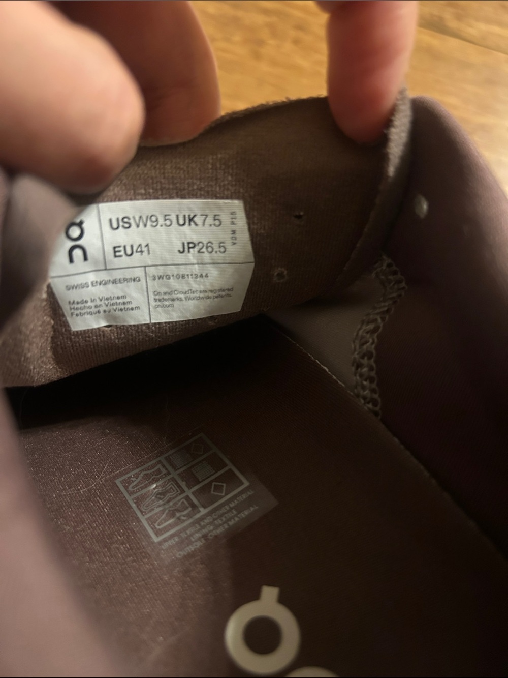 On Cloudmonster Void Sneakers Fog/Pearl - Picture 8 of 8